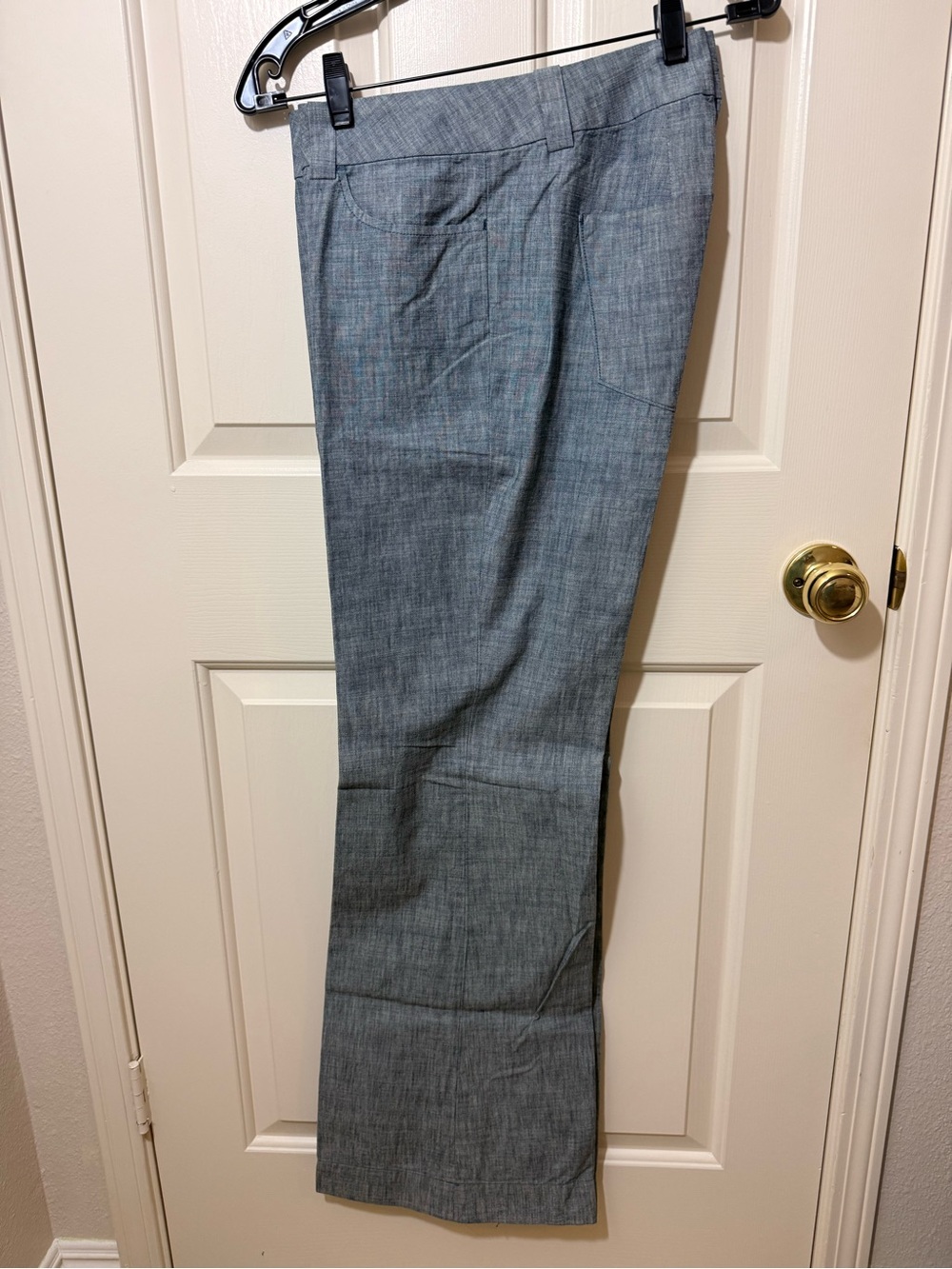Joe's Jeans Women's Heather Gray Straight-Leg Chinos